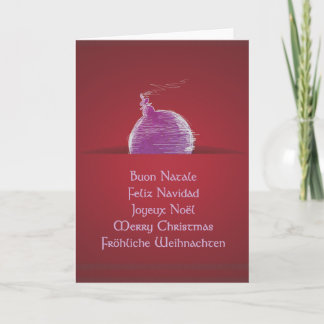 Buon Natale Feliz Navidad Joyeux Noël Holiday Card