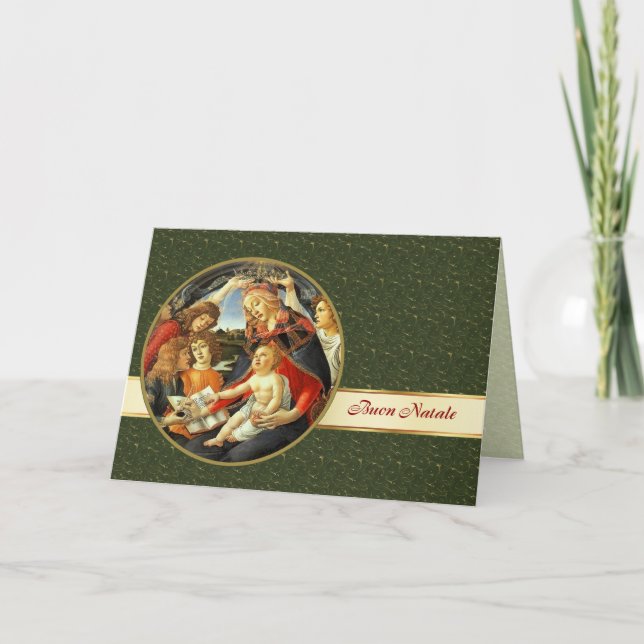 Buon Natale. Fine Art Christmas Card in Italian (Front)