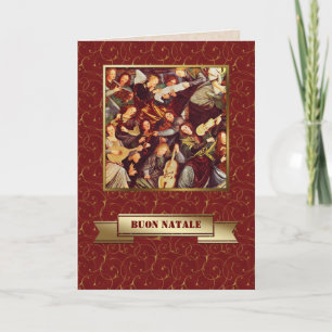 Buon Natale. Fine Art Christmas Card in Italian
