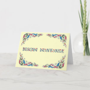 Buon natale - Florencia design Holiday Card