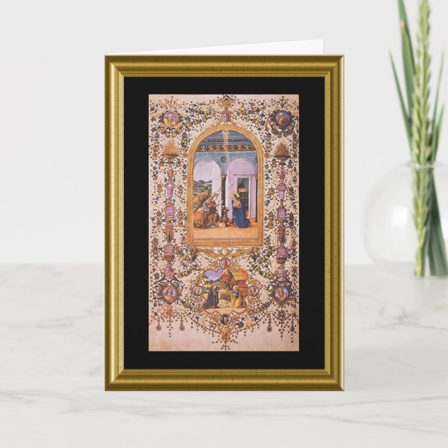 Buon natale - Hail Mary in Italian Holiday Card (Front)