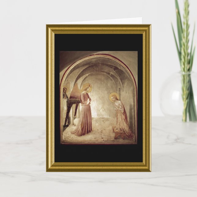 Buon natale - Hail Mary in Italian Holiday Card (Front)