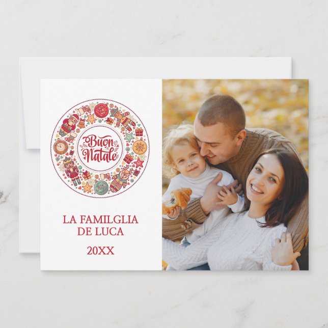 Buon Natale Holiday Card (Front)