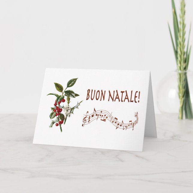 Buon Natale Holiday Card (Front)