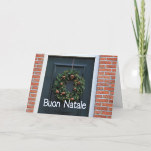 Buon Natale Italian Christmas Card