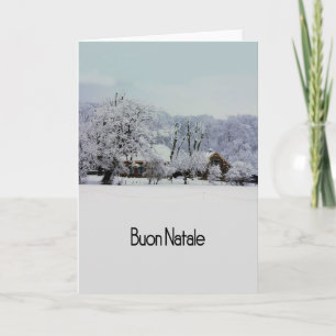 Buon Natale Italian Christmas Card