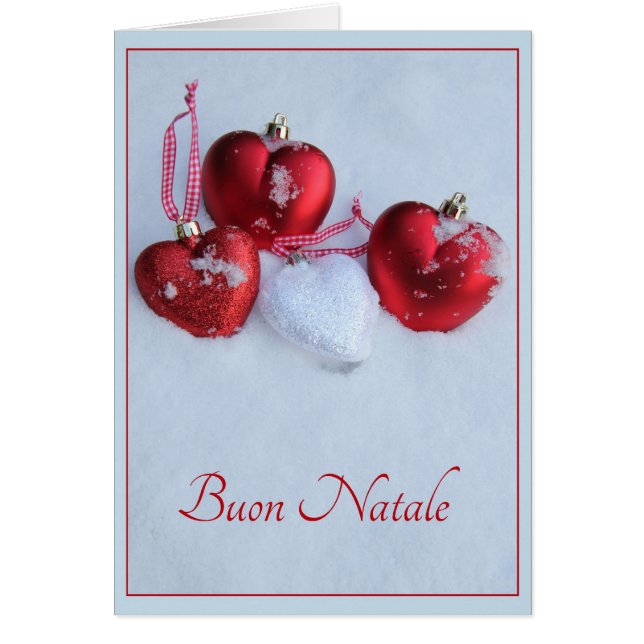 Buon Natale - Italian Christmas Card (Front)