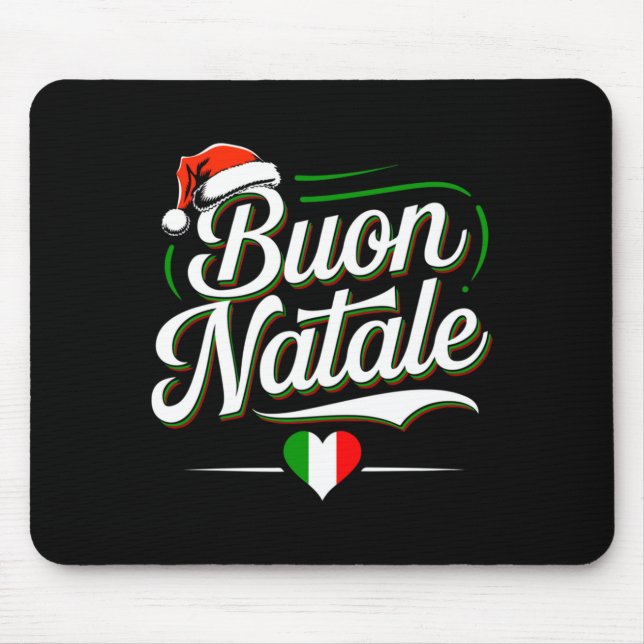 Buon Natale Italian Family Christmas Italy Pride H Mouse Mat (Front)