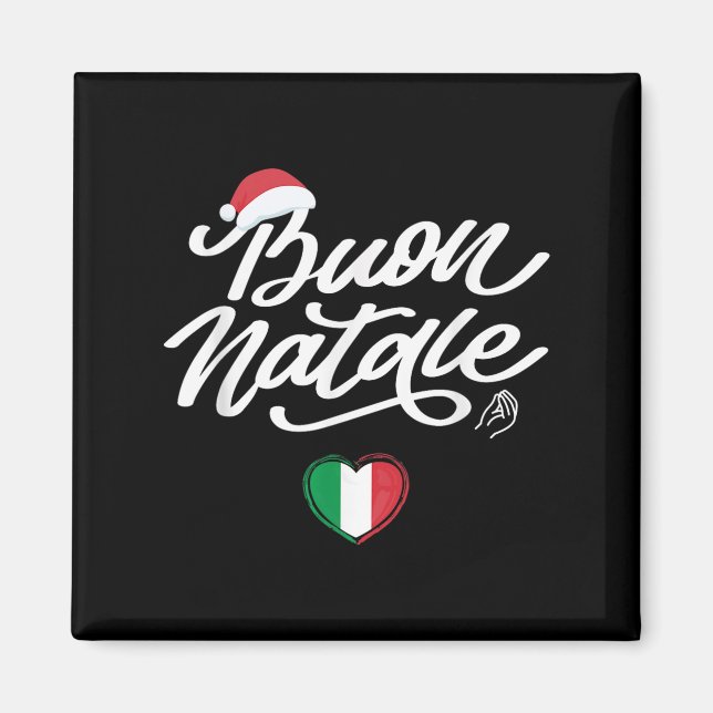 Buon Natale Italian Family Christmas, Italy Pride  Magnet (Front)