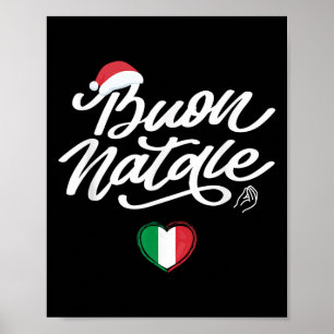 Buon Natale Italian Family Christmas, Italy Pride  Poster