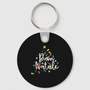 Buon Natale Italian Family Merry Christmas Tree Li Key Ring