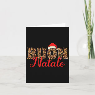 Buon Natale Italian Merry Christmas Card