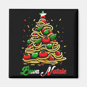 Buon Natale Italian Pasta Christmas Tree Xmas For Magnet