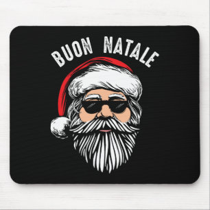 Buon natale italian santa claus babbo funny christ mouse mat