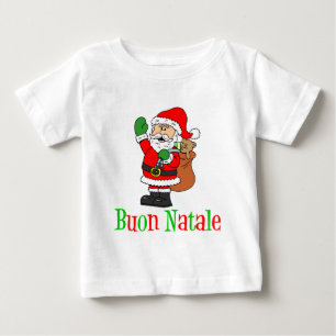 Buon Natale Italian Santa Kids Baby T-Shirt