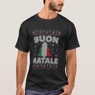 Buon Natale Italian Ugly Christmas Sweater for Man