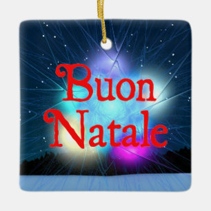 Buon Natale - Jack Frost Ceramic Tree Decoration