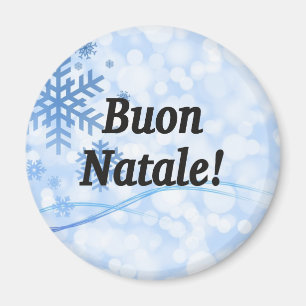 Buon Natale! Merry Christmas in Italian bf Magnet