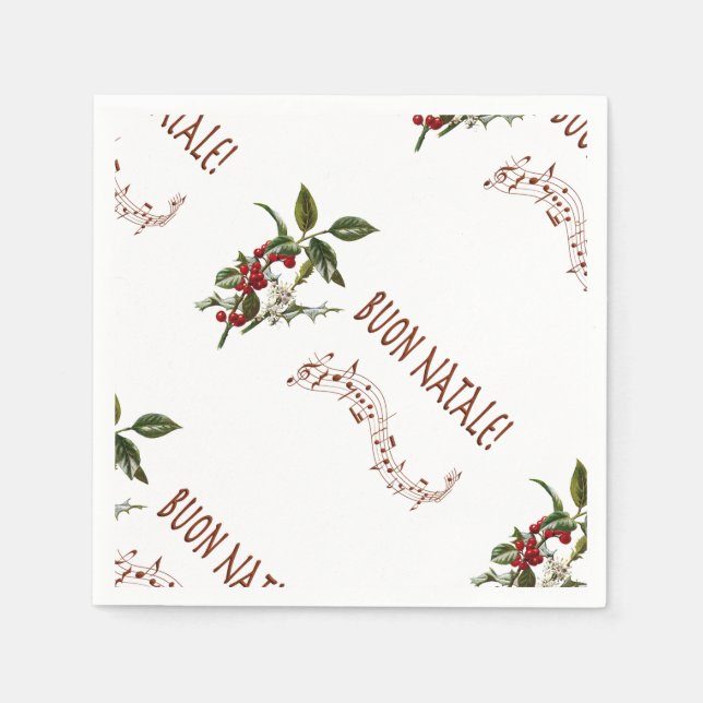Buon Natale Napkin (Front)