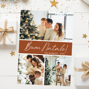 Buon Natale Photo Collage Holiday Card
