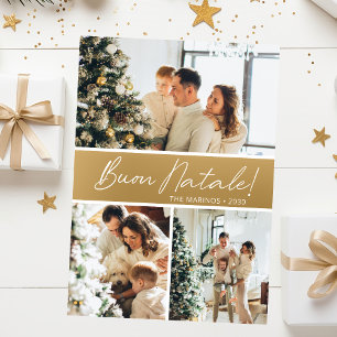 Buon Natale Photo Collage Holiday Card