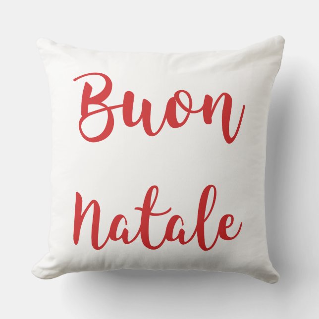 Buon Natale Pillow (Front)