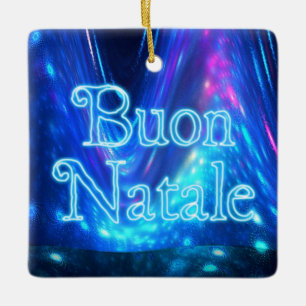 Buon Natale - Qaanaaq - Northern Lights Ceramic Tree Decoration