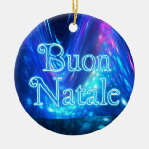 Buon Natale - Qaanaaq - Northern Lights Ceramic Tree Decoration