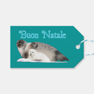 Buon Natale - Ringed Seal Gift Tags