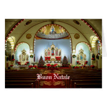 Buon Natale Sanctuary Christmas Card