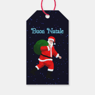 Buon Natale - Santa Claus Gift Tags
