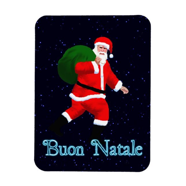 Buon Natale - Santa Claus Magnet (Vertical)