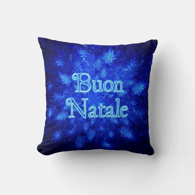 Buon Natale - Snowburst Cushion (Front)