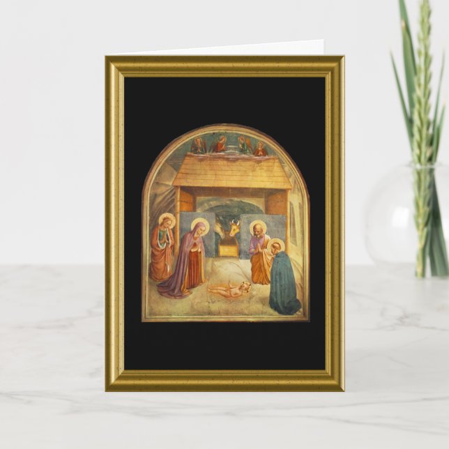 Buon natale - St. Francis Prayer in Italian Holiday Card (Front)