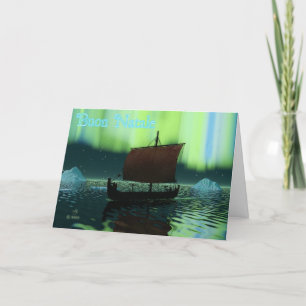 Buon Natale - Viking Ship Holiday Card