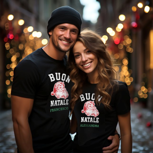 Buon Natale Vintage Santa T-Shirt (Creator Uploaded)