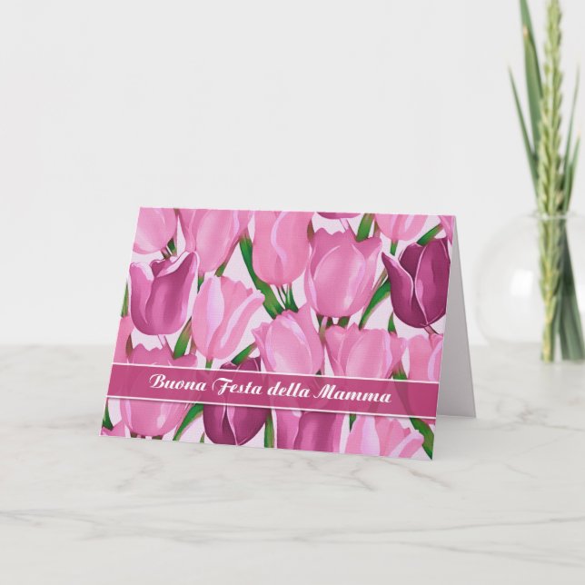 Buona Festa della Mamma. Mother's Day in Italian Card (Front)