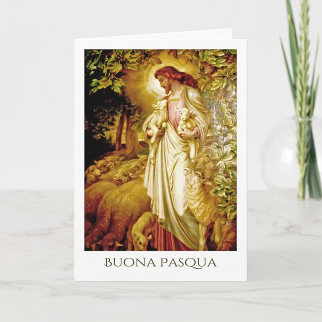 Buona Pasqua. Easter Cards in Italian (Front)