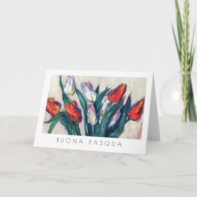 Buona Pasqua. Fine Art Easter Card in Italian (Front)