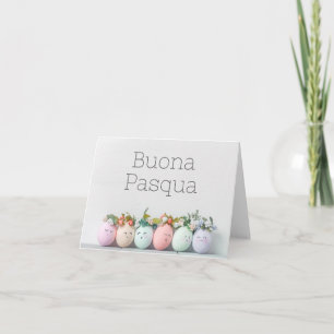 Buona Pasqua, Italian Happy Easter  Card