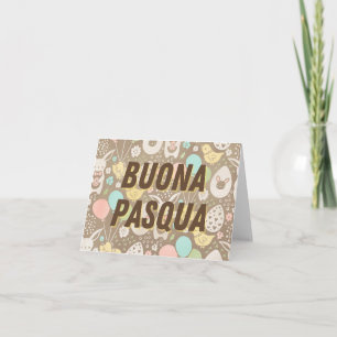 Buona Pasqua, Italian Happy Easter  Card