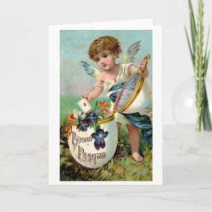 Buona Pasqua! Victorian Italian Easter Card