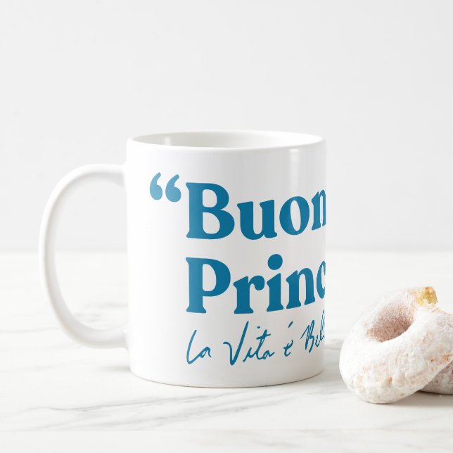 Buongiorno Principessa Coffee Mug (With Donut)