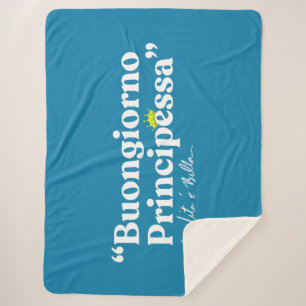 Buongiorno Principessa Sherpa Blanket