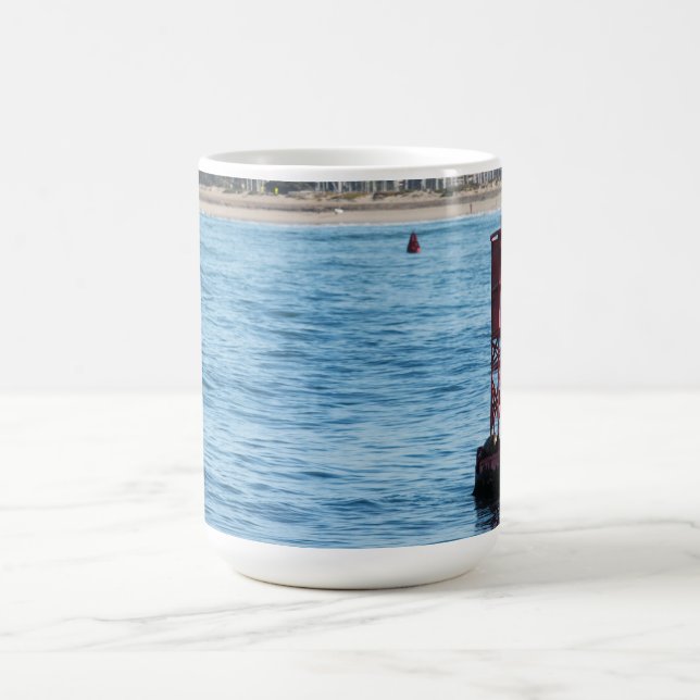 Buoy Sea Lions Coffee Mug (Center)