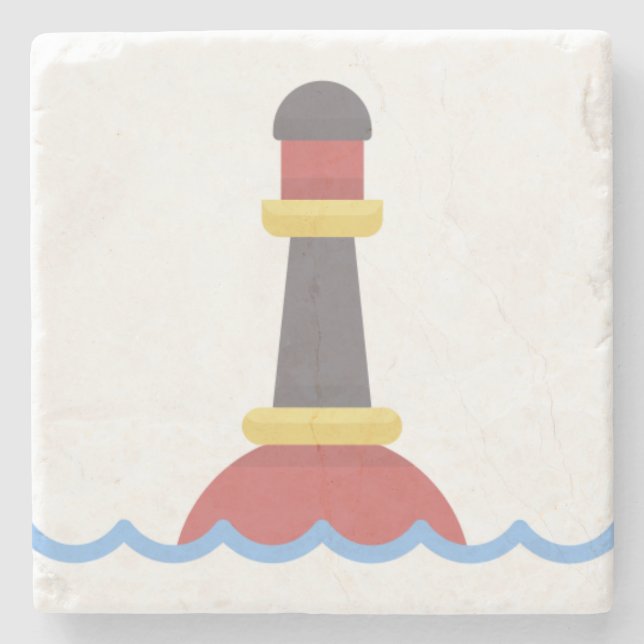 Buoy Stone Coaster (Front)