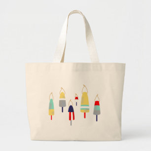 Buoys Large Tote Bag