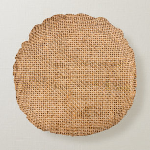 Buplap background round cushion