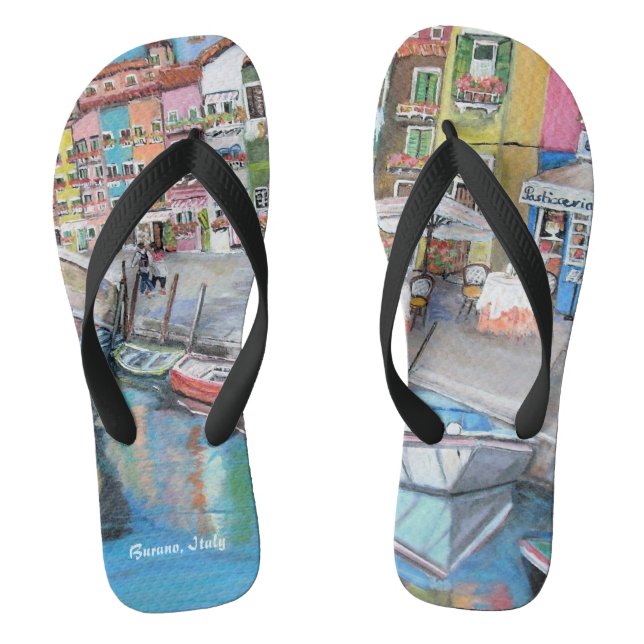 Burano Flip Flops (Footbed)