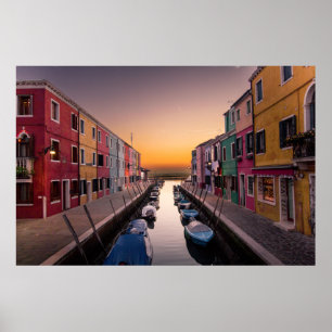 Burano Island, Venice, Italy Poster